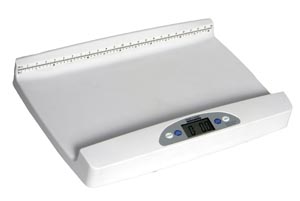 Scale Baby Digital Display 44 lbs. Capacity White Battery Operated by Health O Meter  ID 553KL